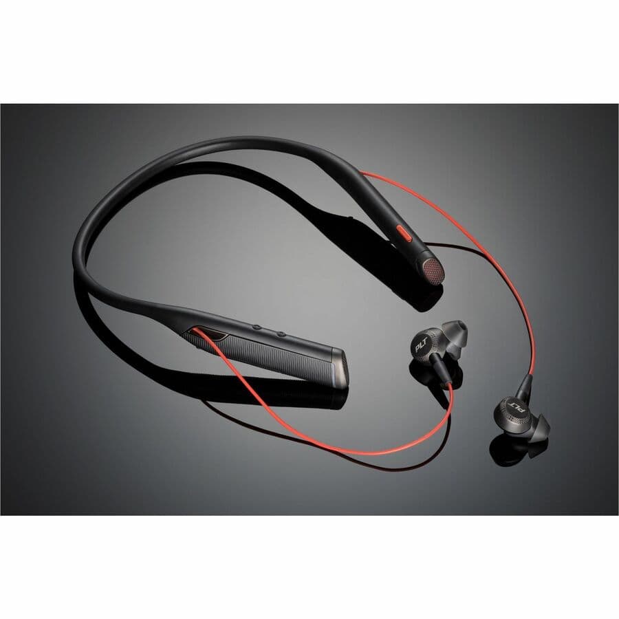 Poly Voyager 6200 UC B6200 wireless headset with USB-A in black