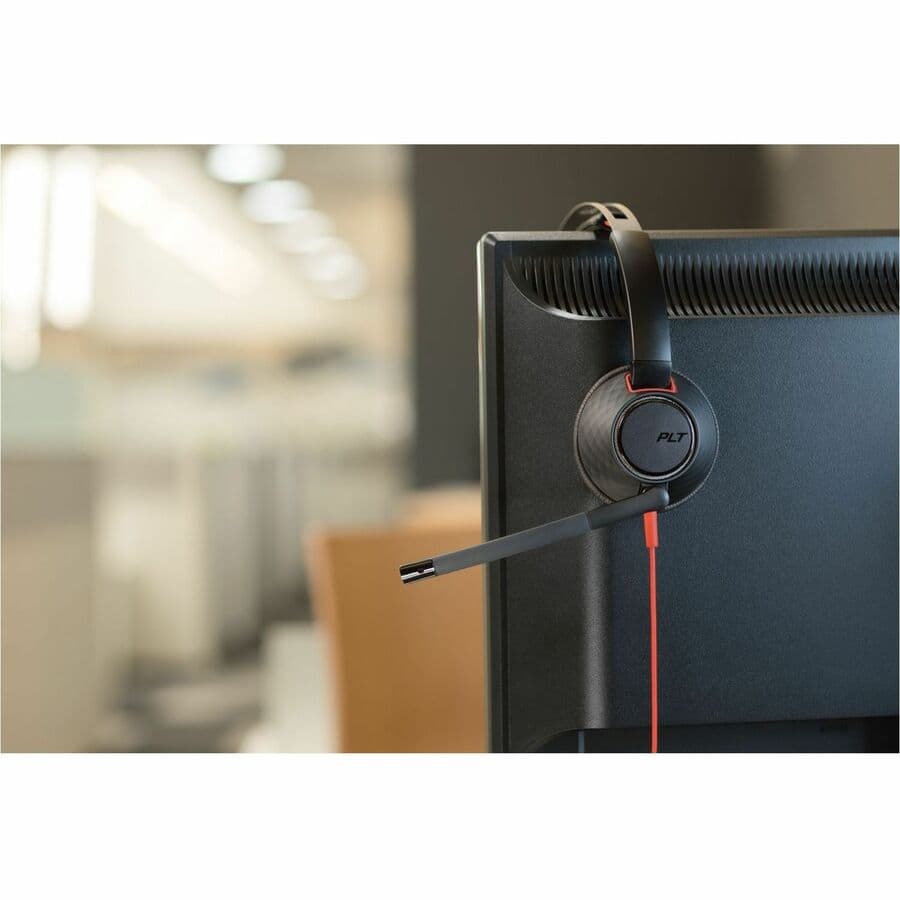 HP POLY HEADSETS POLY BLACKWIRE 5210 HS +INC +USB-C/A TAA view 3