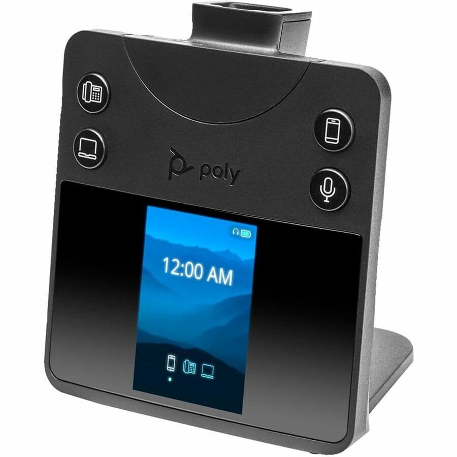 Poly Savi 8445 Office convertible DECT wireless headset for enterprise calling