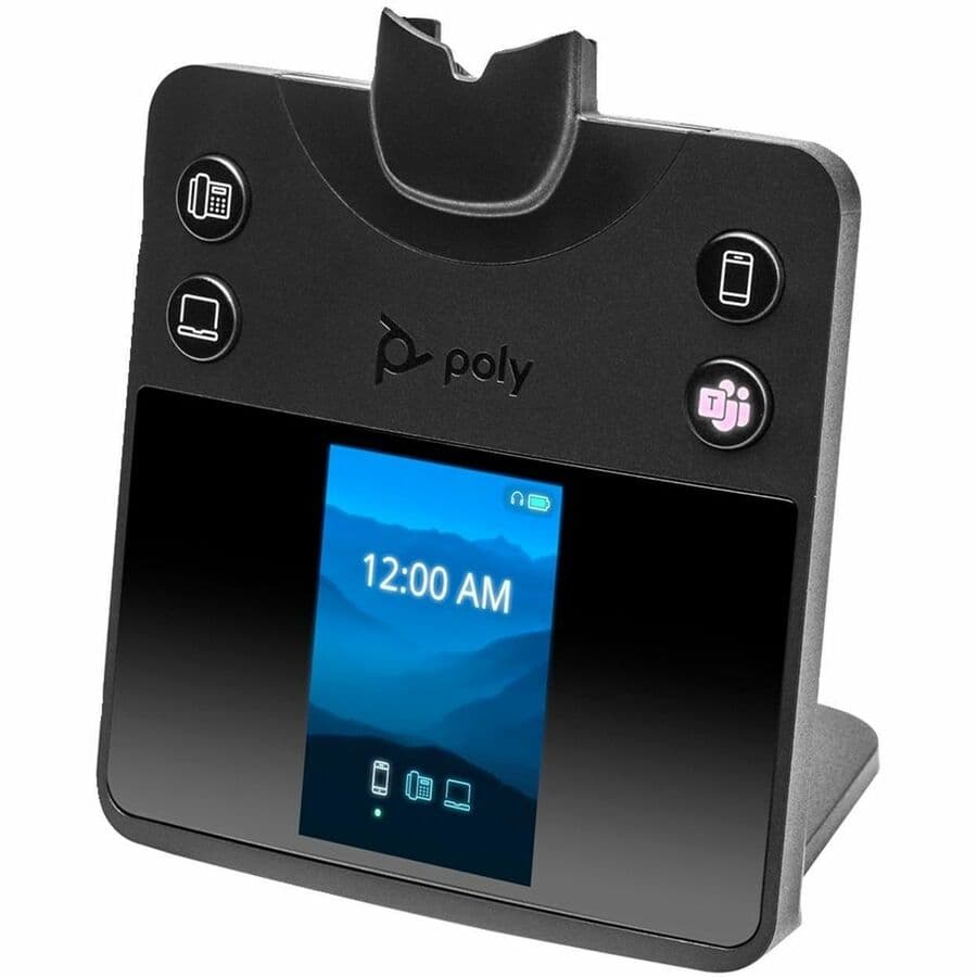 Poly Savi 8420 Stereo wireless DECT headset for Microsoft Teams office calling