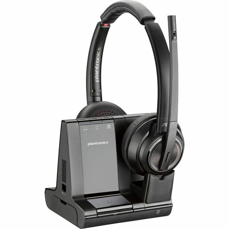 Poly Savi 8220 UC MTC single-ear DECT wireless headset