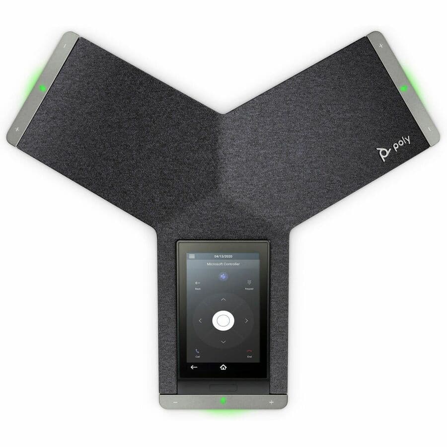 Poly Trio C60 IP conference phone, PoE-powered SIP conference endpoint for enterprise rooms