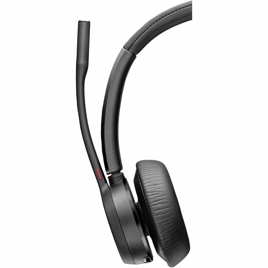 POLY Voyager 4310 USB-A wireless headset with BT700 dongle for enterprise calling, TAA US compliant