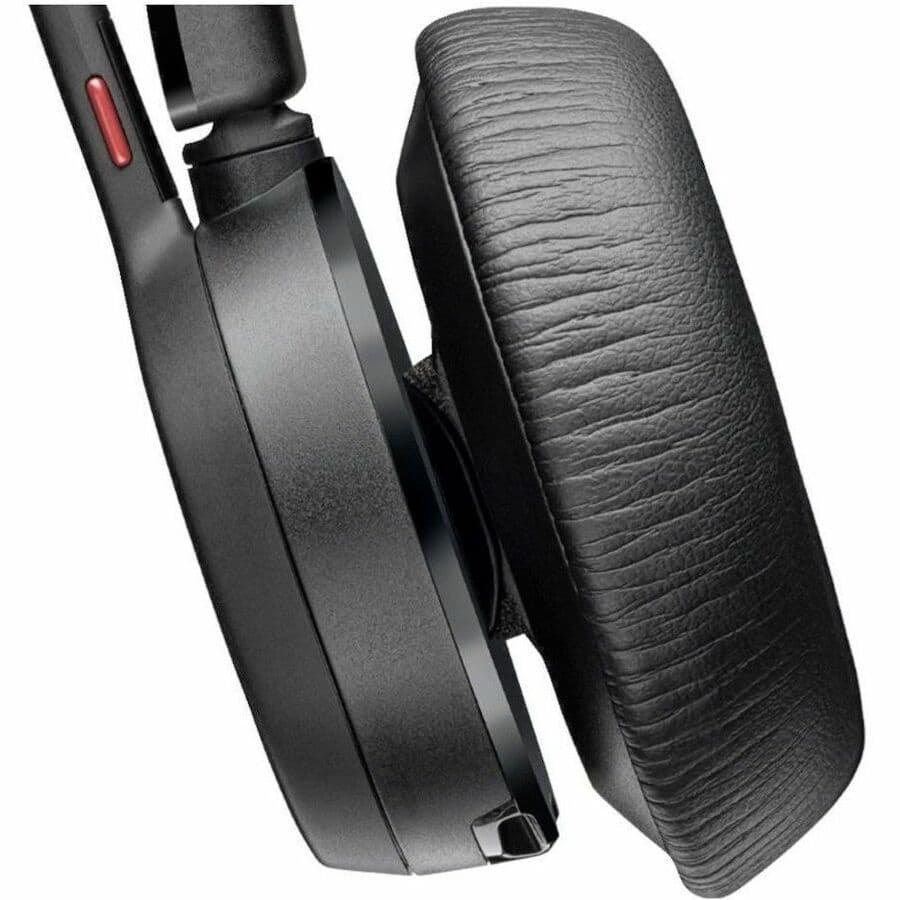 POLY Voyager 4310 USB-A wireless headset with BT700 dongle for enterprise calling, TAA US compliant