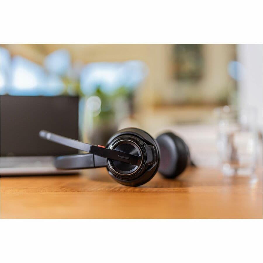Poly Savi W8220-M stereo wireless headset with 3-in-1 connectivity for Microsoft Teams