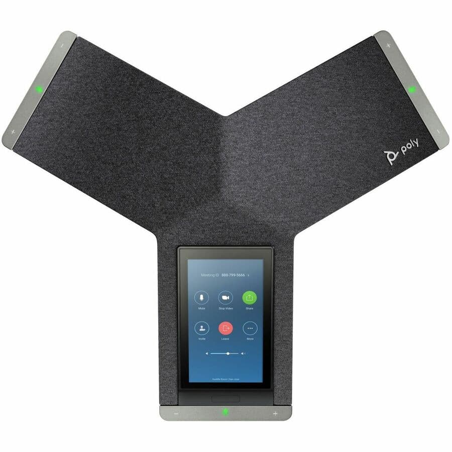 Poly Trio C60 IP conference phone for meeting rooms with PoE and TAA