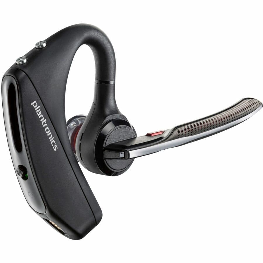 Poly Voyager 5200 UC wireless mono headset with boom microphone for mobile business calls