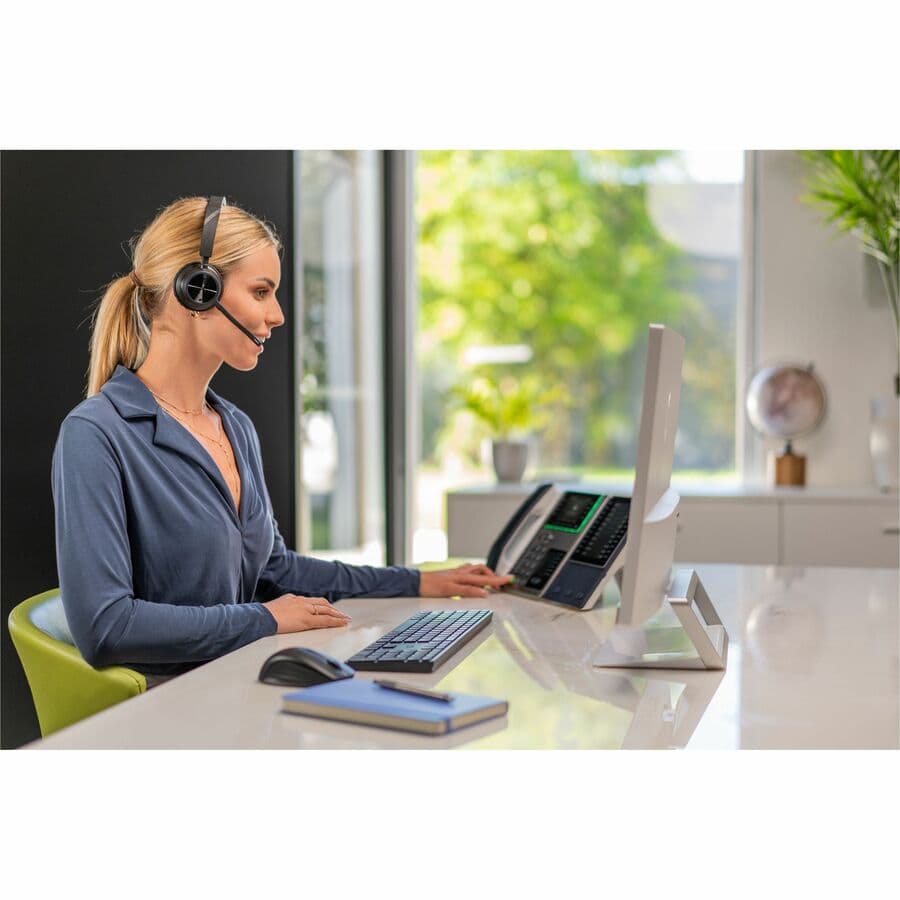 Poly Voyager 4320-M Microsoft Teams wireless headset with USB-A adapter
