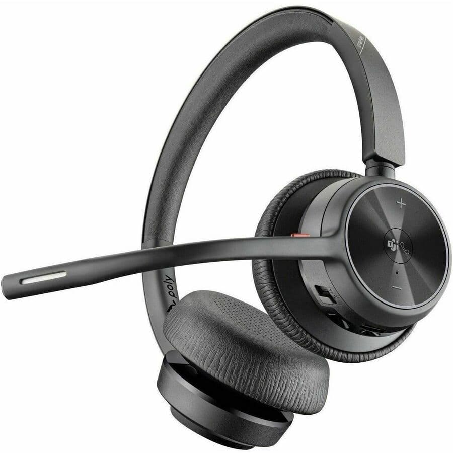 Poly Voyager 4320-M Teams wireless stereo headset with USB-C and Bluetooth