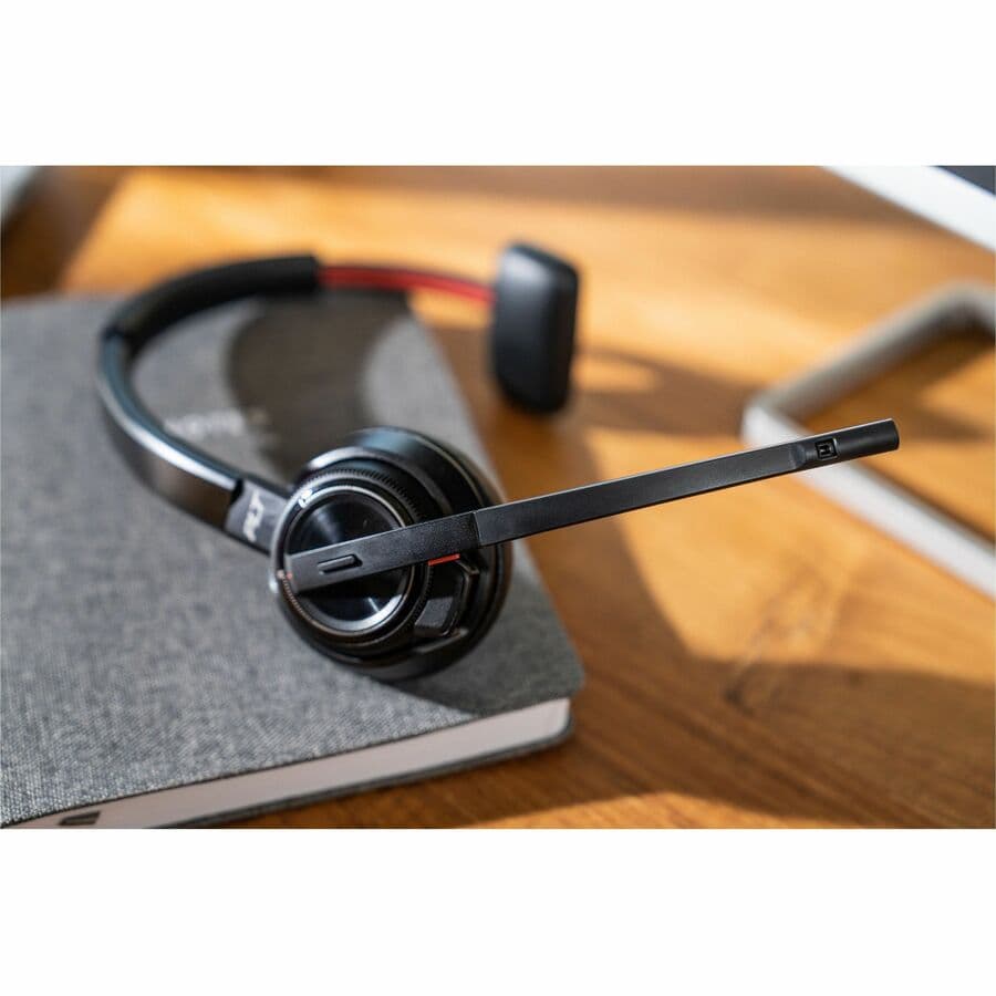 Poly Savi W8210-M mono wireless headset with 3-in-1 connectivity for Microsoft Teams