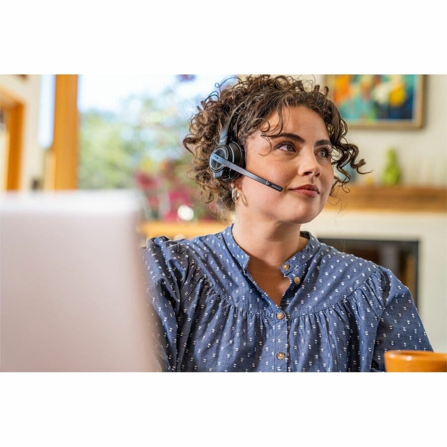 Poly Savi W8210-M mono wireless headset with 3-in-1 connectivity for Microsoft Teams