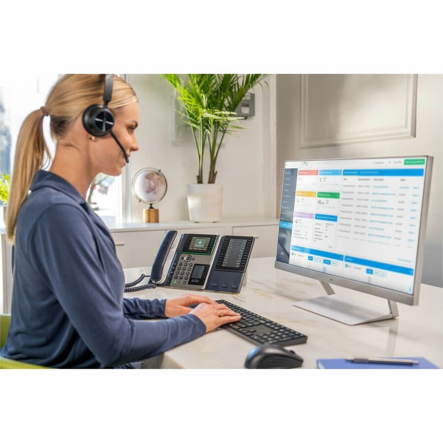 Poly Voyager 4310-M wireless USB-C headset with BT700 dongle and Microsoft Teams certification