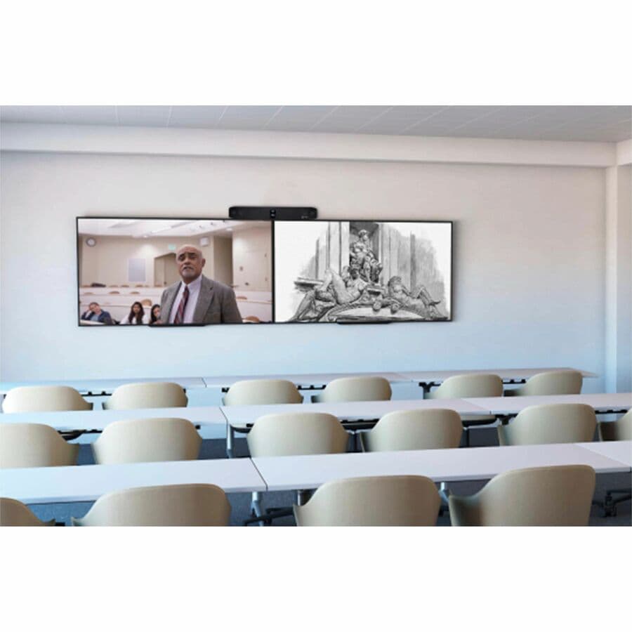 Poly Studio X70 video conferencing system with TC8 touch controller for large conference rooms