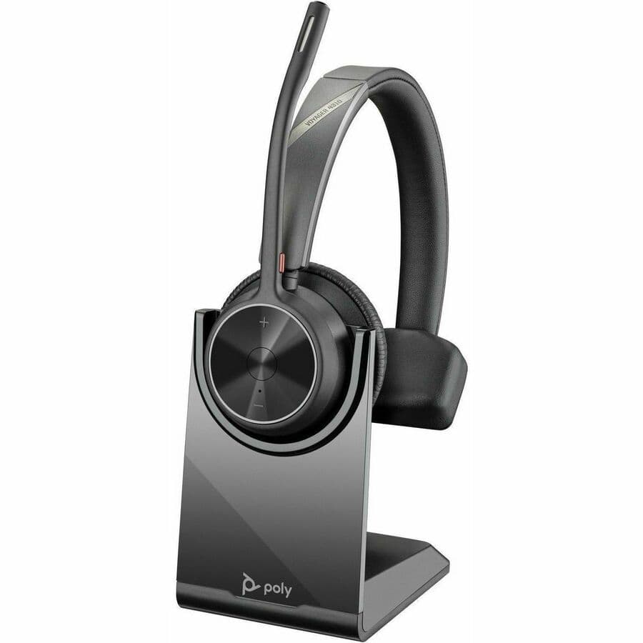 Poly Voyager 4310 wireless mono headset with USB-C connection and BT700 dongle