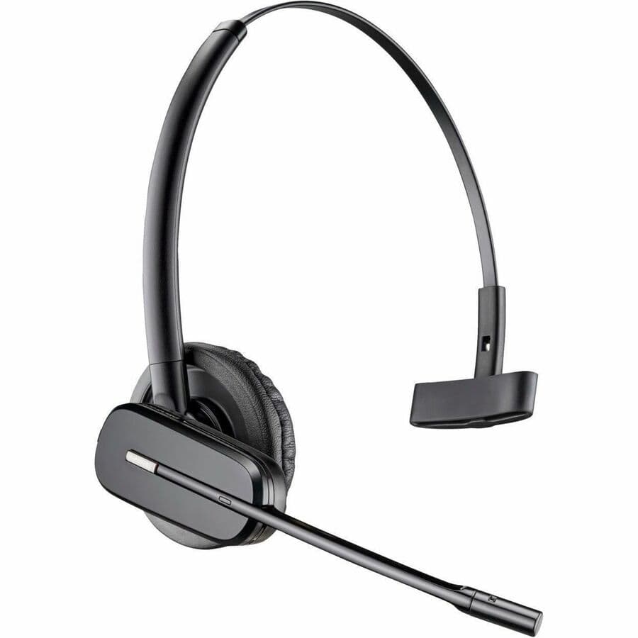 Poly CS545-XD convertible wireless headset with boom microphone in black