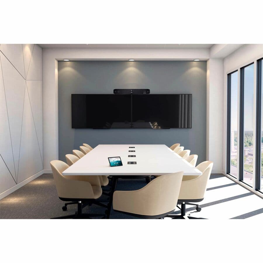 Poly Studio X70 video conferencing system with TC8 touch controller for large conference rooms