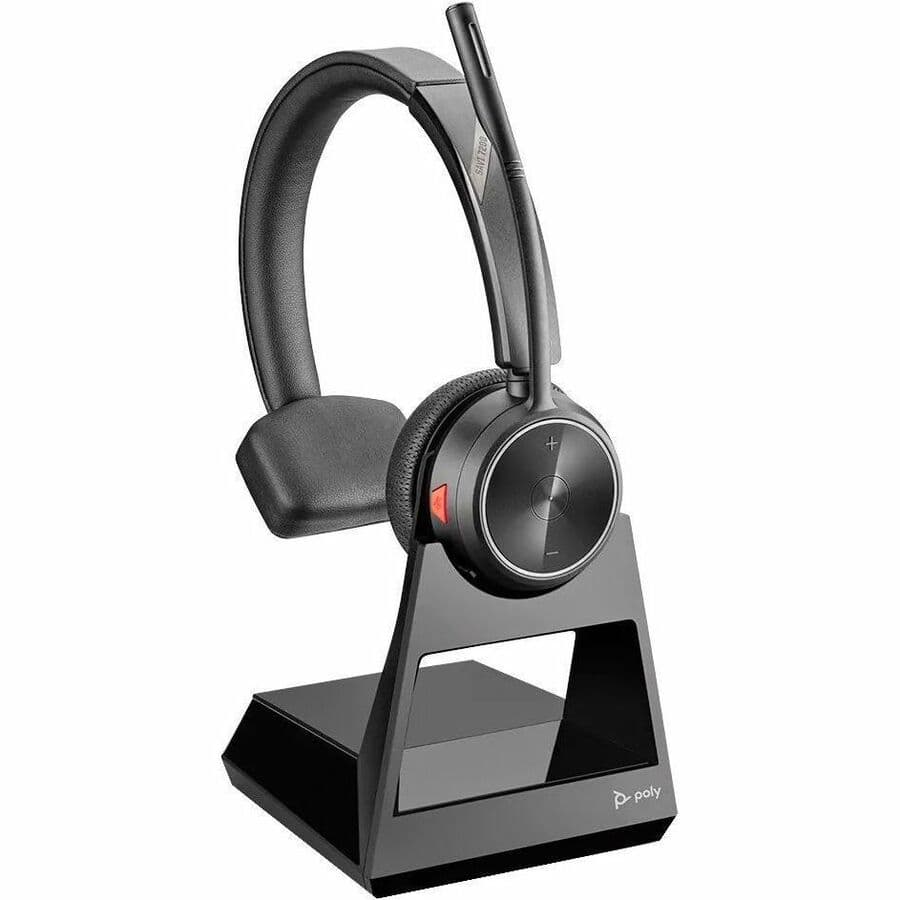Poly Savi 7210 Office DECT wireless headset for enterprise office communications, TAA-US
