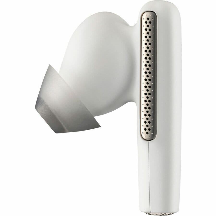 Poly Voyager Free 60 UC M White Sand wireless earbuds with BT700 USB-A adapter