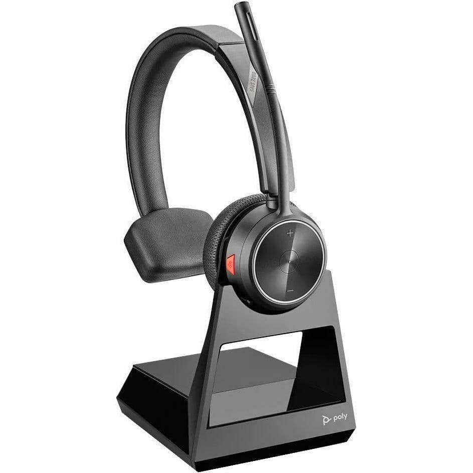 Poly Savi 7210 Office DECT wireless headset for enterprise office communications, TAA-US