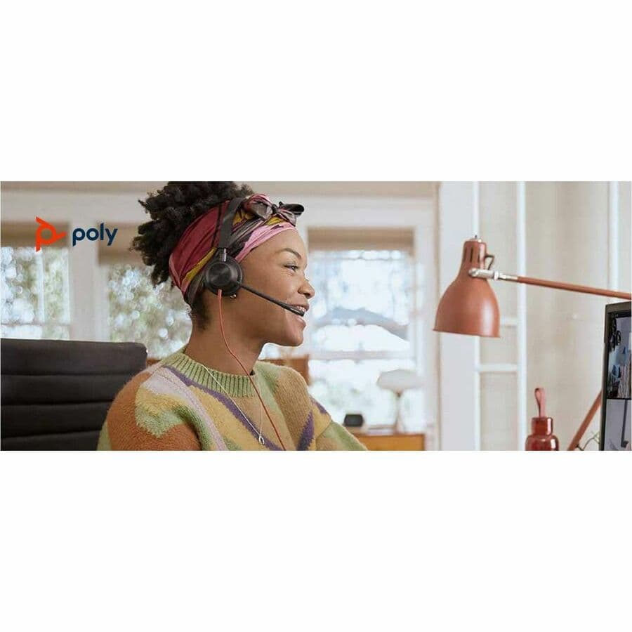 HP POLY HEADSETS BLACKWIRE C3210 USB-A view 2