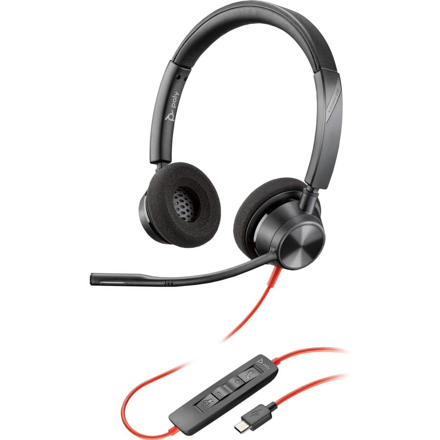 Hp Poly Headsets Blackwire 3320 Bw3320 USB-C