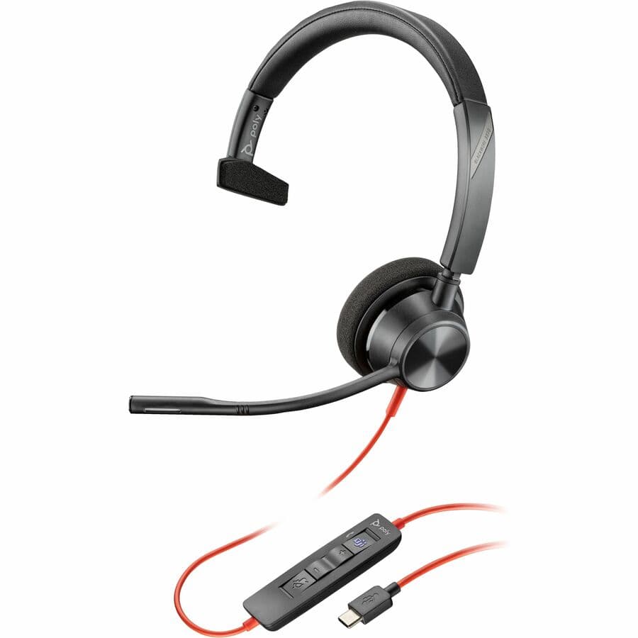 Hp Poly Headsets Blackwire 3310 Bw3310-M USB-C