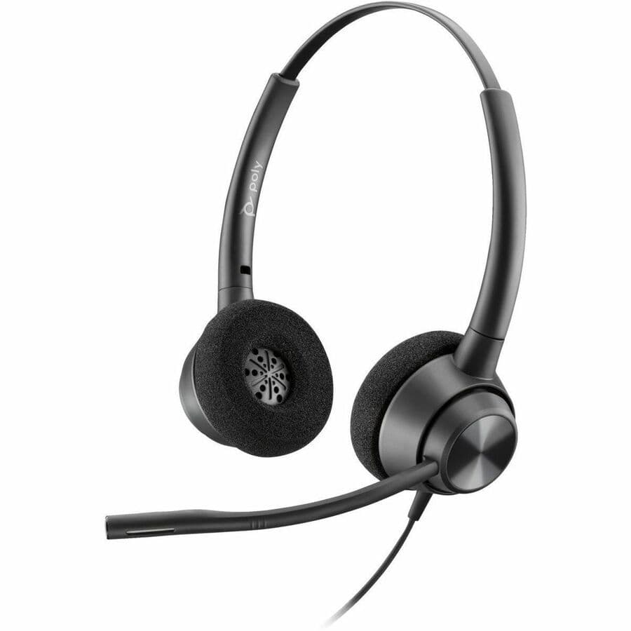 Hp Poly Headsets Poly Encorepro 320 with Quick Disconnect Binaural Headset Taa