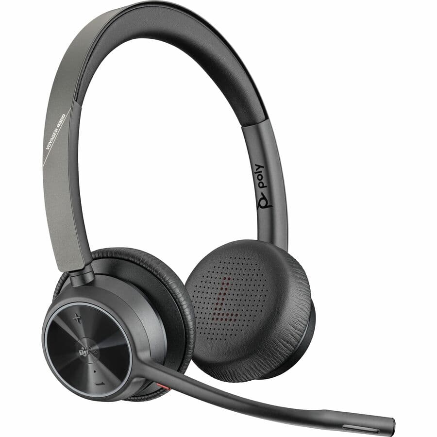 Poly Voyager 4320-M USB-C Headset | Microsoft Teams Certified, Bluetooth