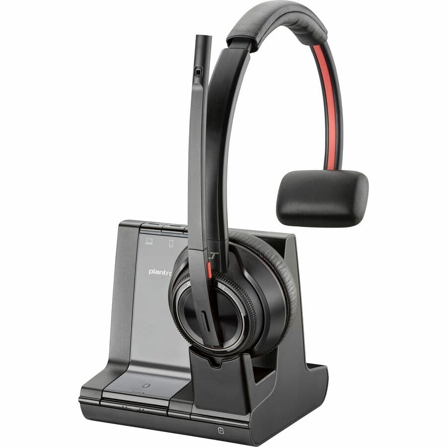 Poly Savi W8210-M 3-in-1 Mono Wireless Headset | Microsoft Teams