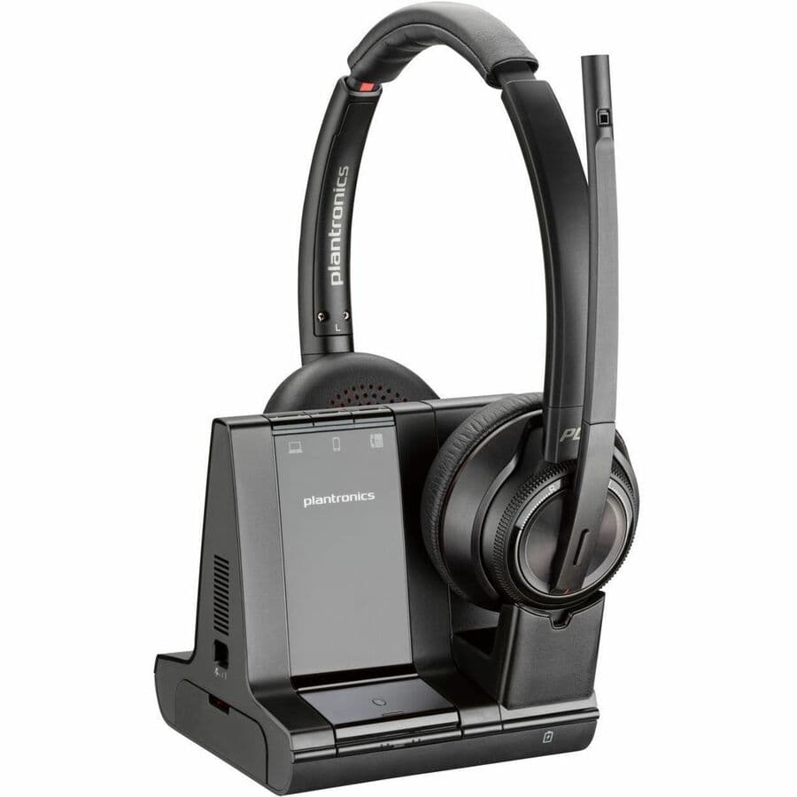 Poly Savi W8220-M 3-in-1 Stereo Wireless Headset | Microsoft Teams