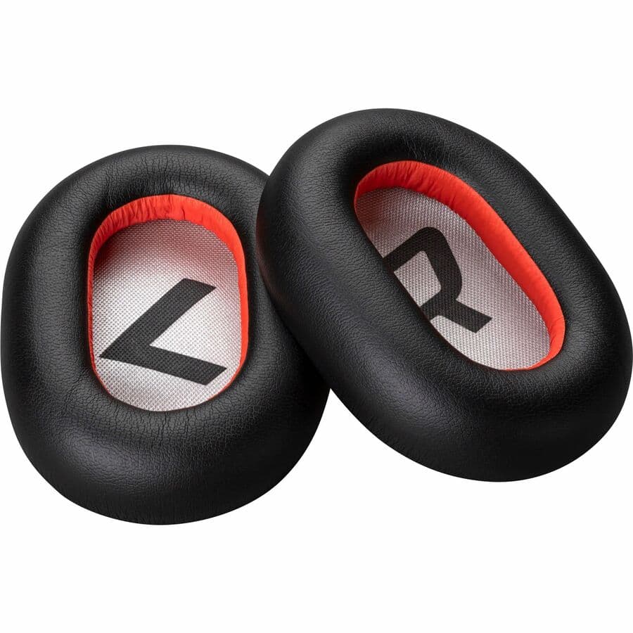 Poly Voyager 8200 Leatherette Ear Cushions 2-Pack | Headset Accessory