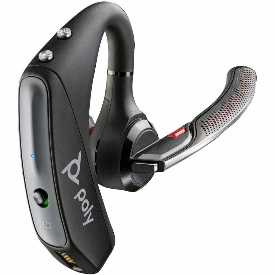 Poly Voyager 5200 Office wireless headset with USB-C cable for office calling