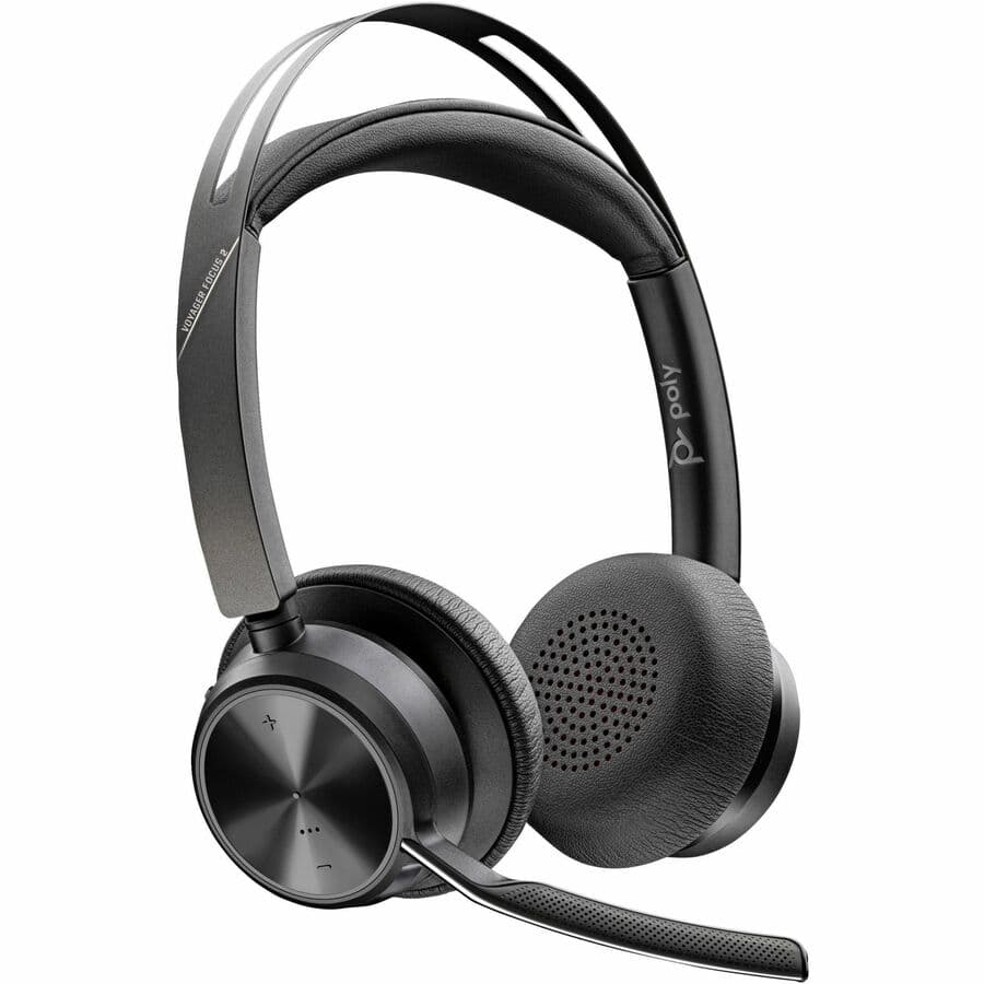 Poly Voyager Focus 2 UC USB-A MT Headset | Wireless, UC, USB-A