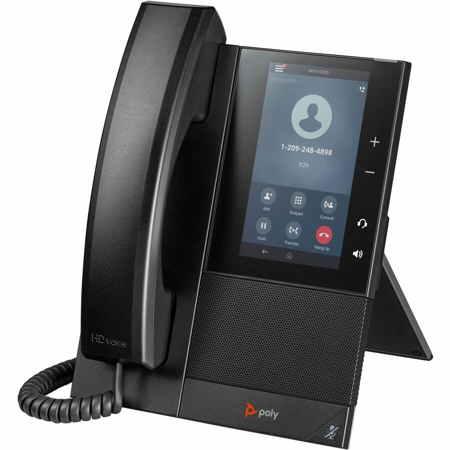 Poly CCX 505 SIP PoE-E TAA Desk Phone | VoIP, Enterprise