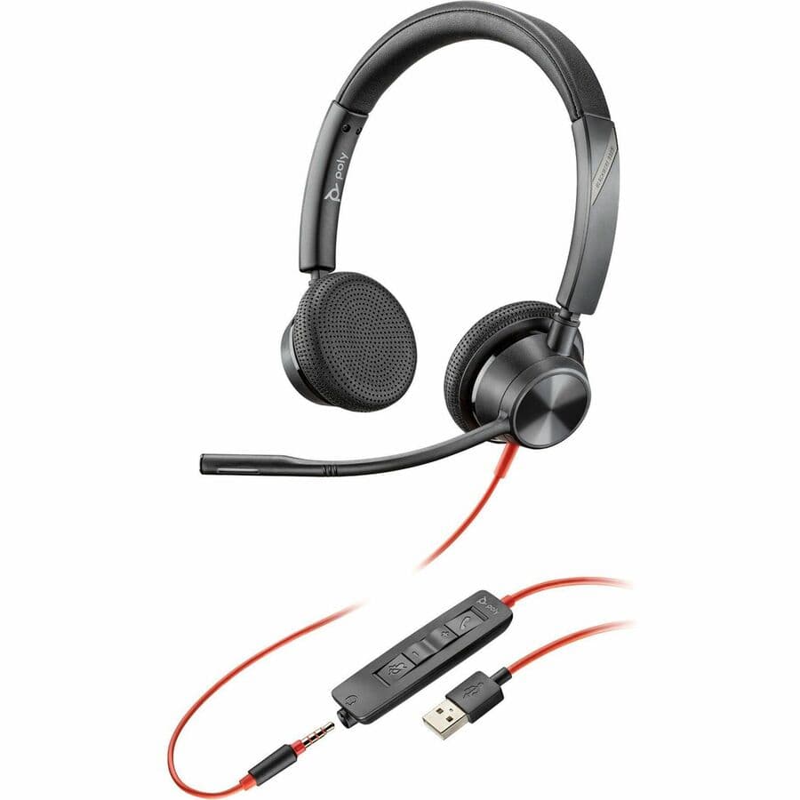 Hp Poly Headsets Poly Blackwire 3325 USB-a Headset Taa-US