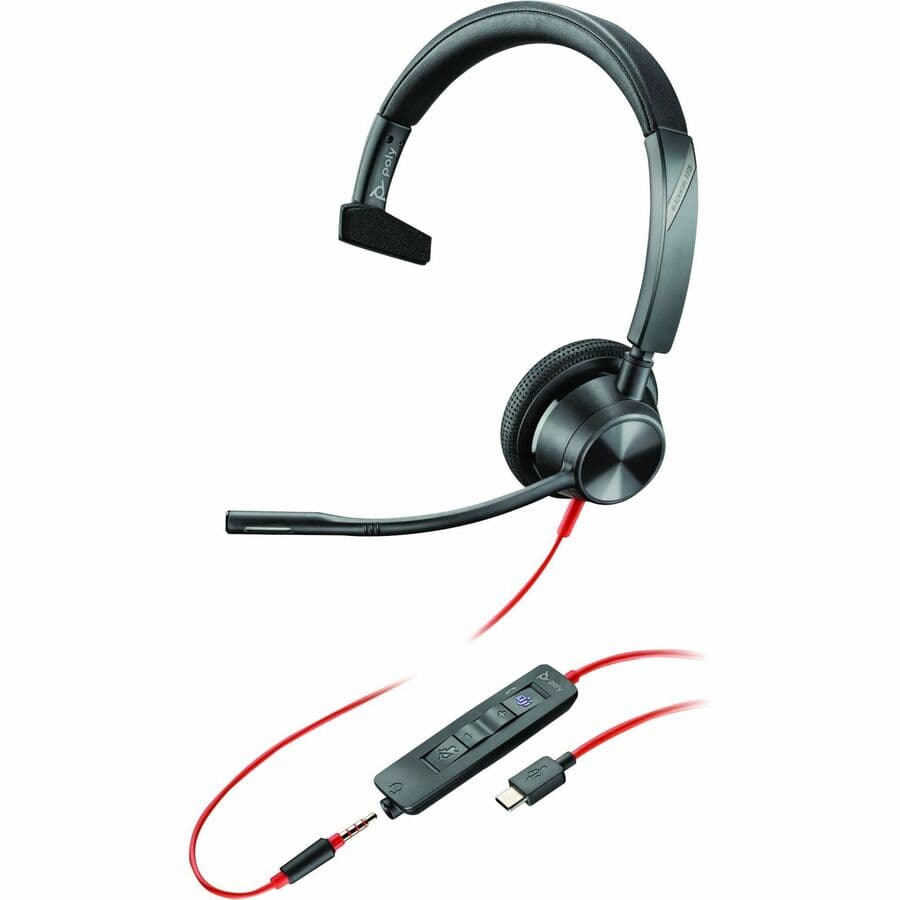 Hp Poly Headsets Poly Blackwire 3315 Microsoft Teams Certified USB-C/a Headset Taa