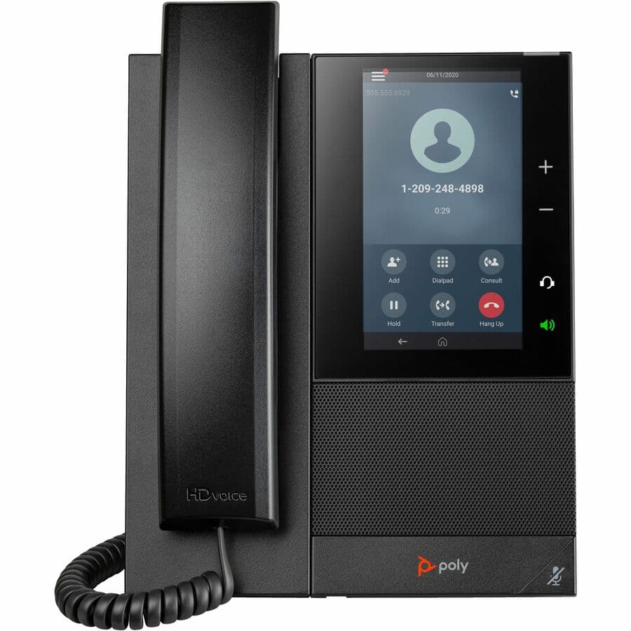Poly CCX 500 BMP SIP PoE-E TAA Desk Phone | VoIP, Enterprise