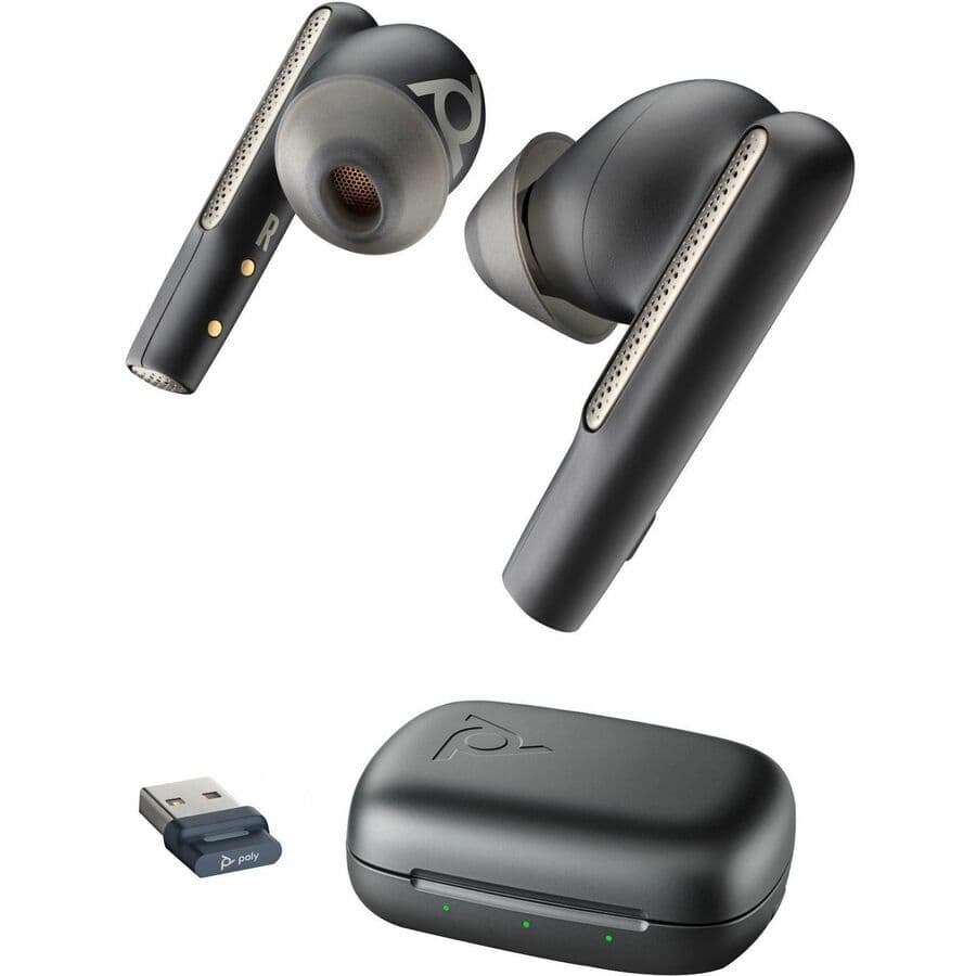 Poly Voyager Free 60 White Eartips, 2-Pack | Earbud Accessory