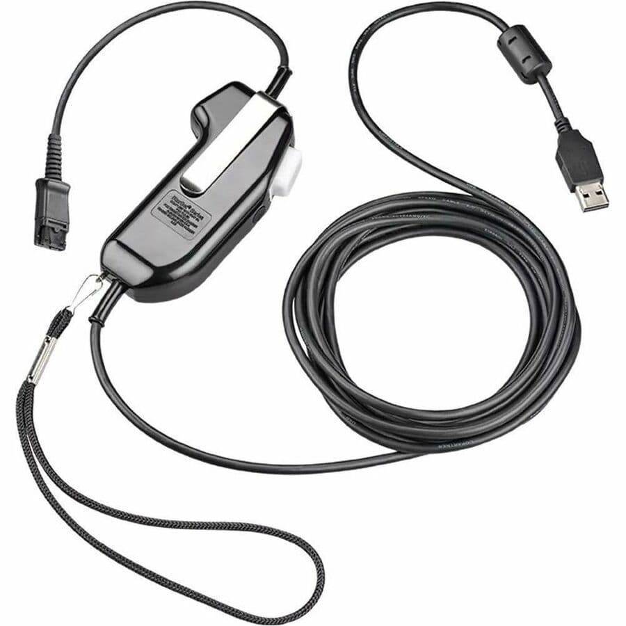 Poly SHS 2626-13 USB-PTT Mono Secure Voice Headset | USB PTT, UC