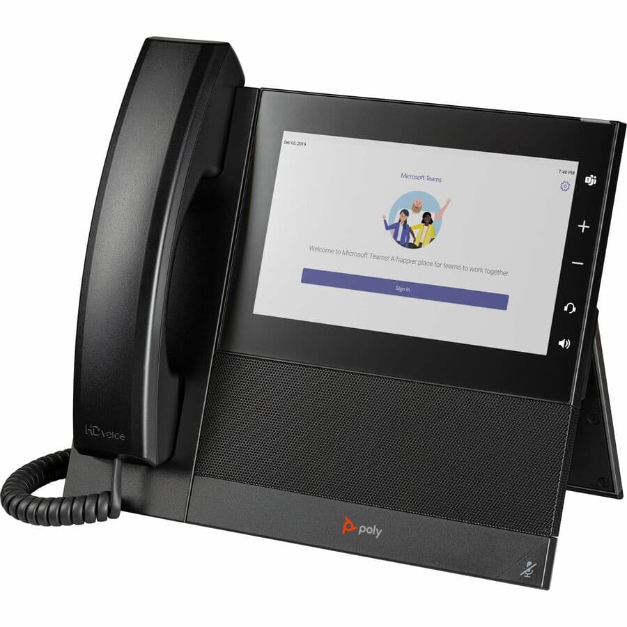 Poly CCX 600 BMP MS PoE-E TAA Desk Phone | Microsoft Teams | Enterprise