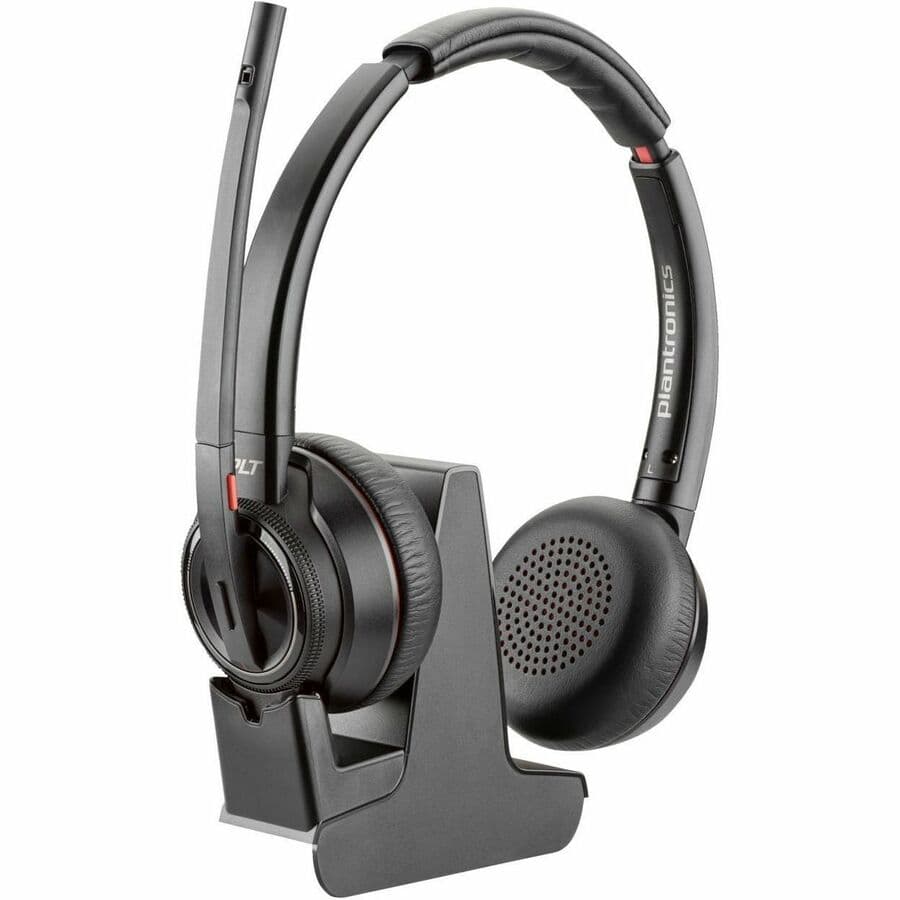 Poly Savi 8220 UC DECT Single-Ear Headset TAA | Wireless Headset