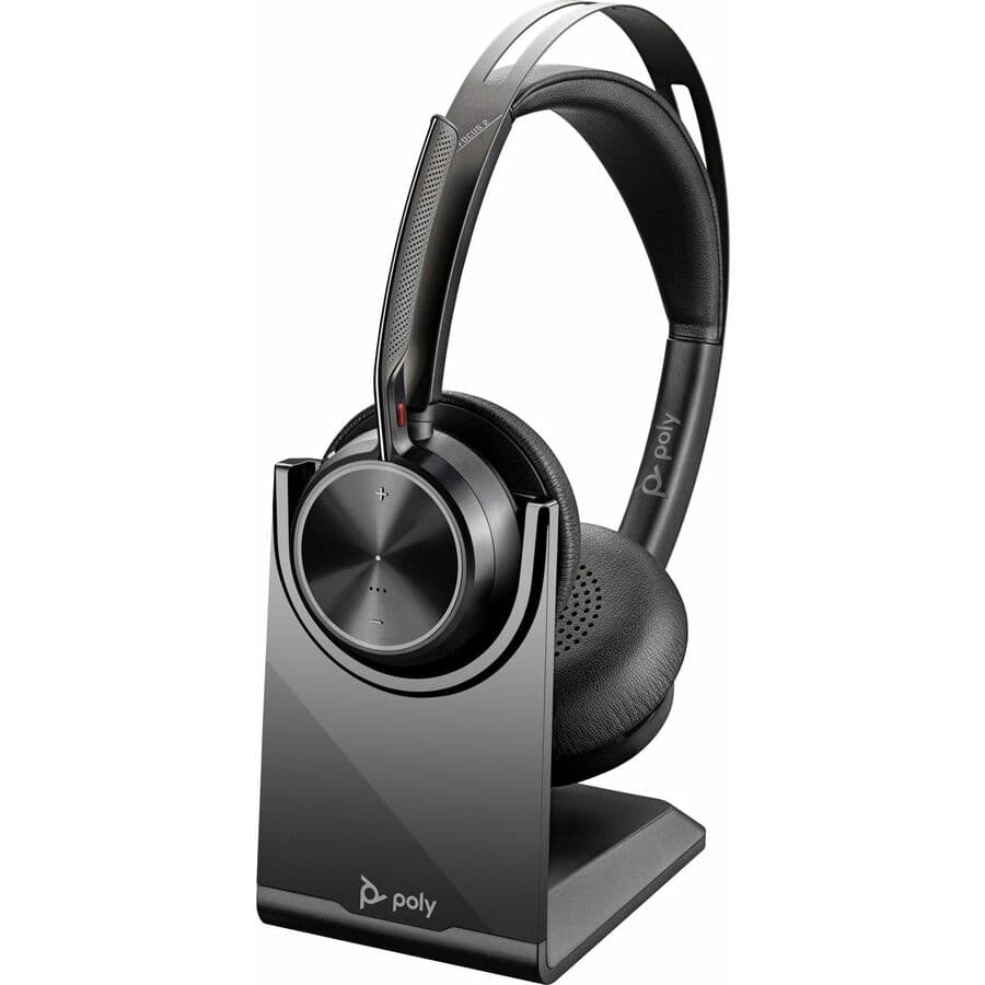 Poly Voyager Focus 2 USB-C wireless headset for enterprise unified communications