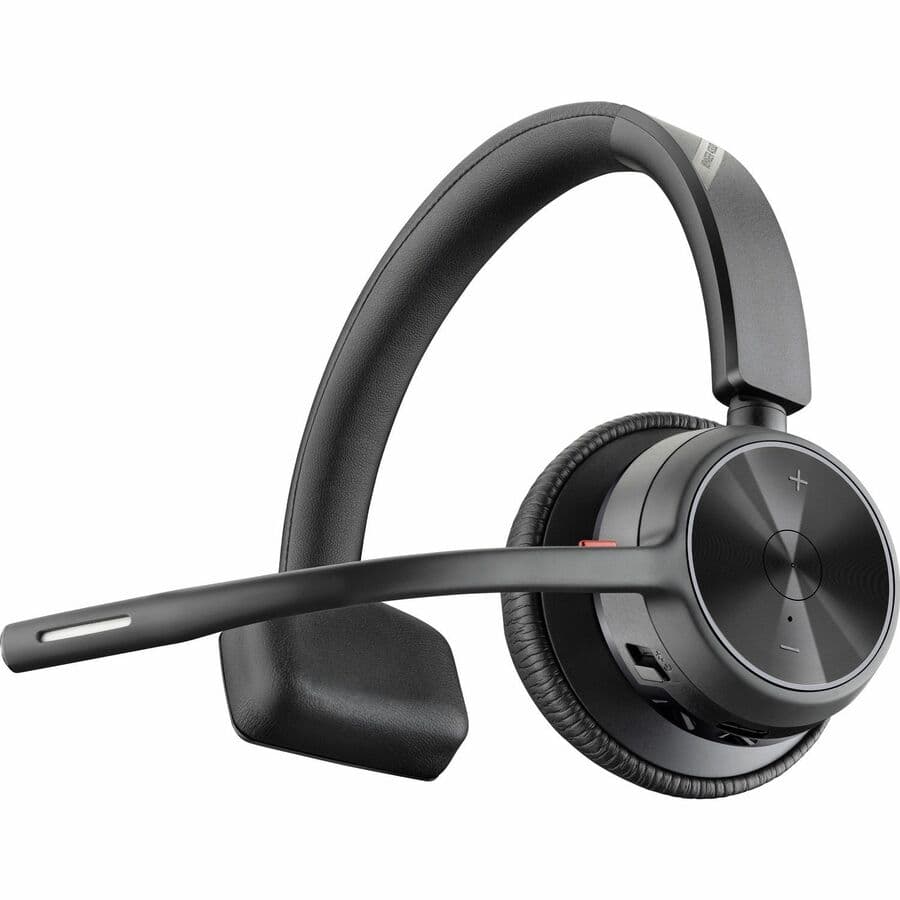Poly Voyager 4310 wireless mono headset with USB-C connection and BT700 dongle
