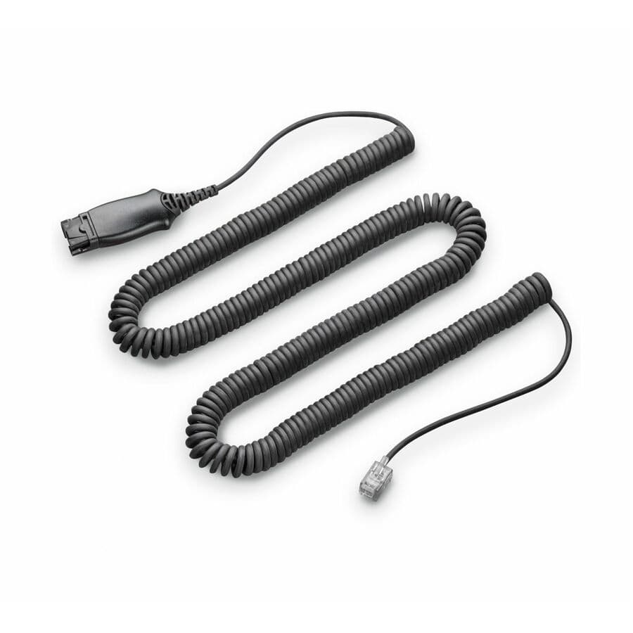 Poly APS-11 EHS TAA electronic hookswitch headset accessory for desk phone call control