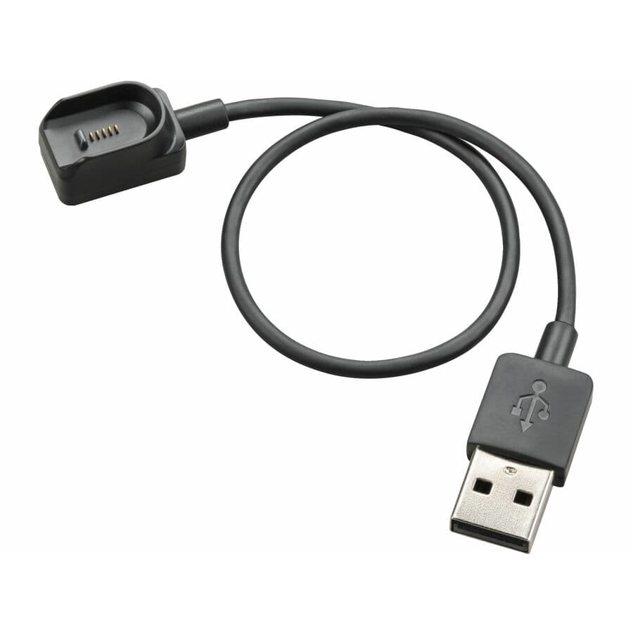 Poly Voyager Legend headset charging cable with USB-A connector