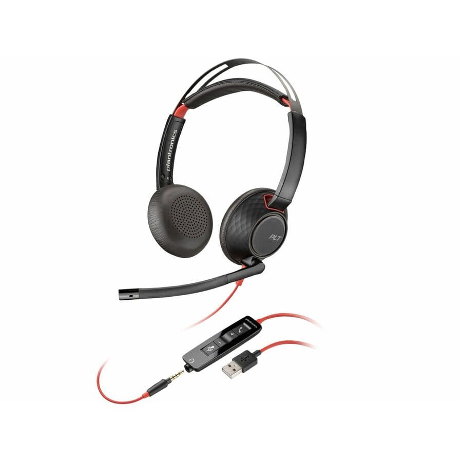 HP POLY HEADSETS BLACKWIRE 5220 C5220 USB view 3
