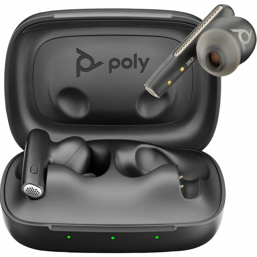 Black Poly Voyager Free 60 UC basic charge case for portable headset charging