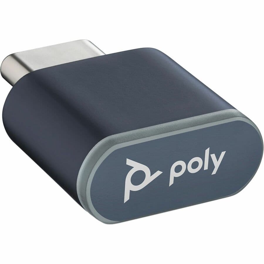 POLY BT700 USB-C Bluetooth adapter for Poly headset connectivity