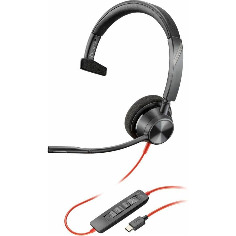 HP POLY HEADSETS POLY BW 3310 MONO USB-C HS USB-C/A view 5