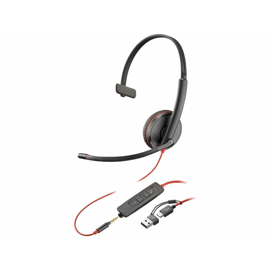 HP POLY HEADSETS POLY BW 3215 USB-C HS USB-C/A BULK view 2